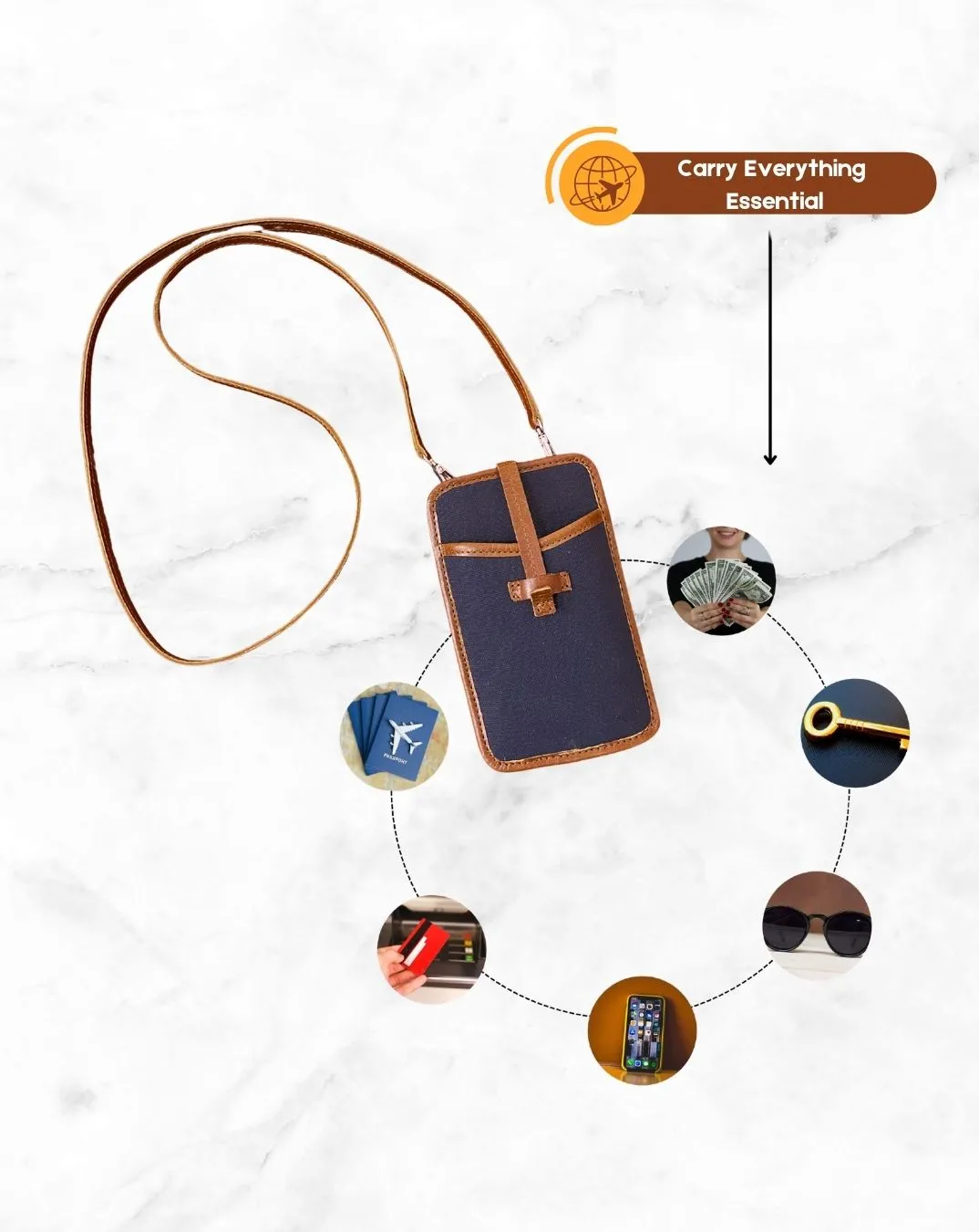 Travel Mate Sling- Travel Crossbody Sling
