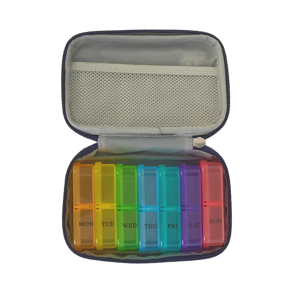Travel Pill Carrier - Navy