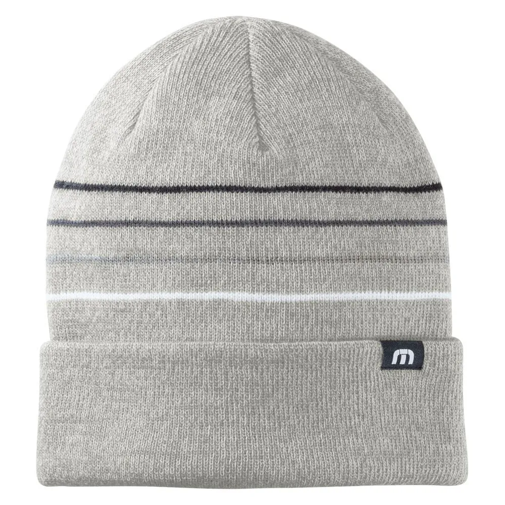 TravisMathew Striped Cuffed Beanie