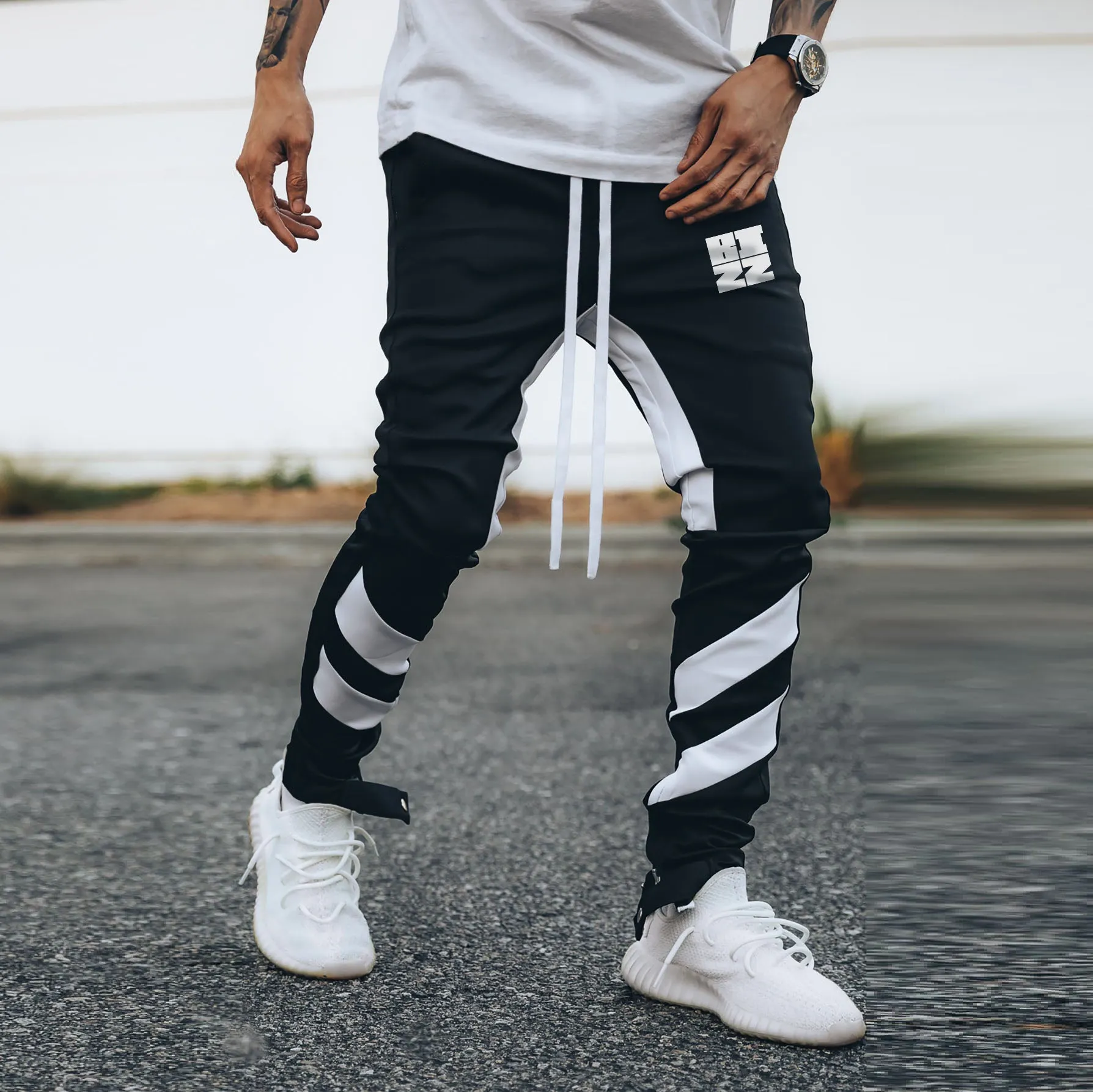 Trendy casual retro street sports trousers