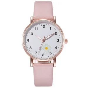 Trendy Watch Female Student Luminous Belt Watch Cute Refreshing Student