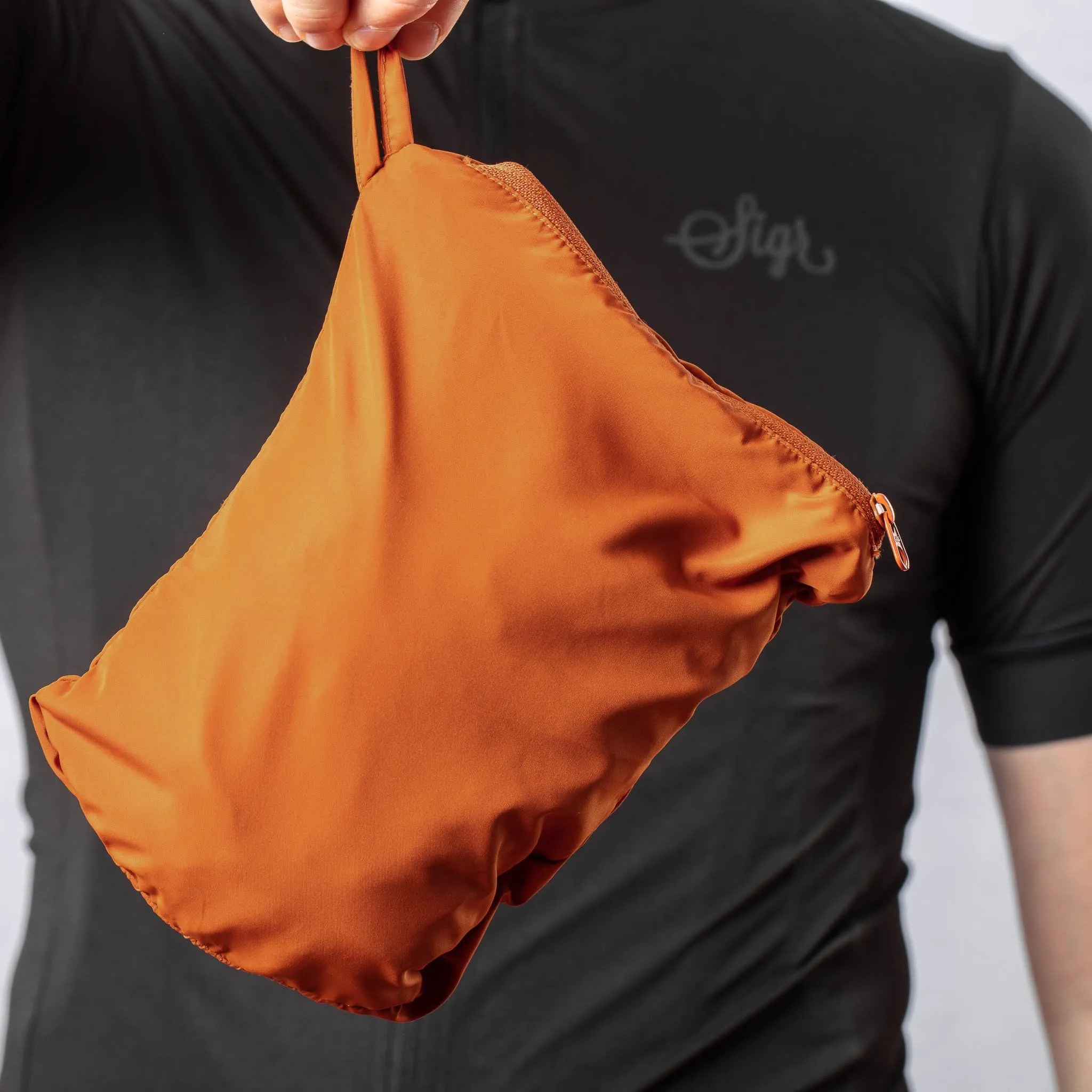 Treriksröset Orange - Cycling Pack Jacket for Men