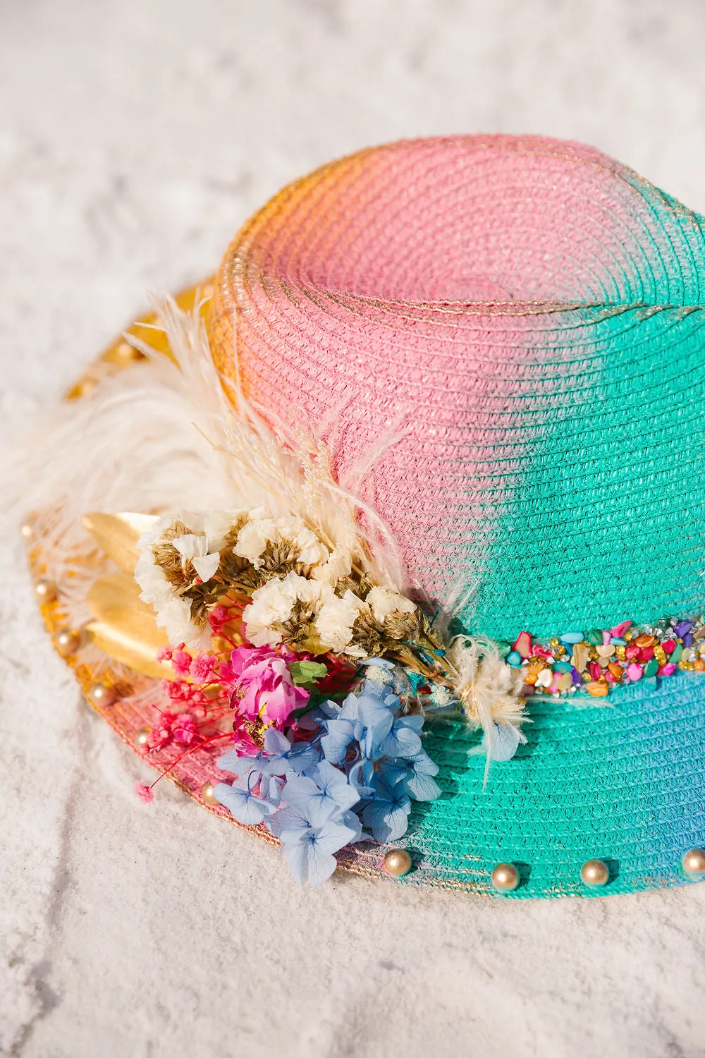 TROPICAL RAINBOW SUN HAT