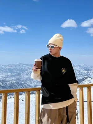 TSI New Released Black and White Spliced Snowboard & Ski Hoodie