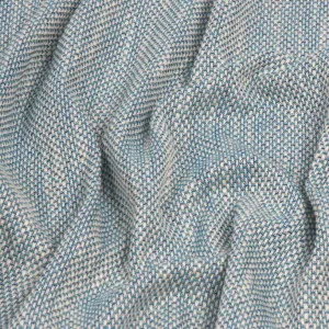 Turquoise & White Cotton Tweed 1178
