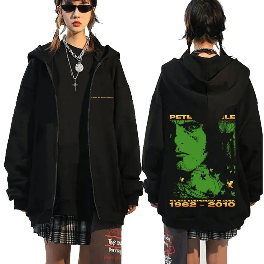Type O Negative Suspended in Dusk Essential Zipper Hoodie – Dark, Moody, and Unforgettable