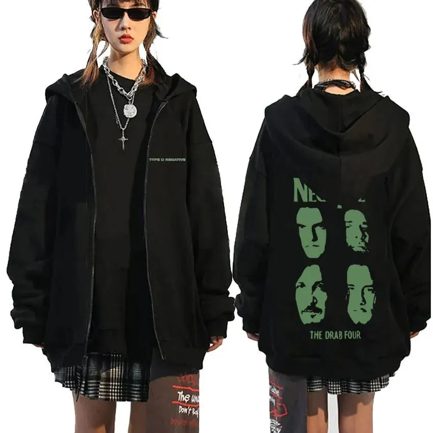 Type O Negative Suspended in Dusk Essential Zipper Hoodie – Dark, Moody, and Unforgettable