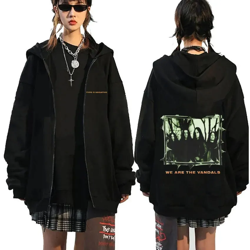 Type O Negative Suspended in Dusk Essential Zipper Hoodie – Dark, Moody, and Unforgettable