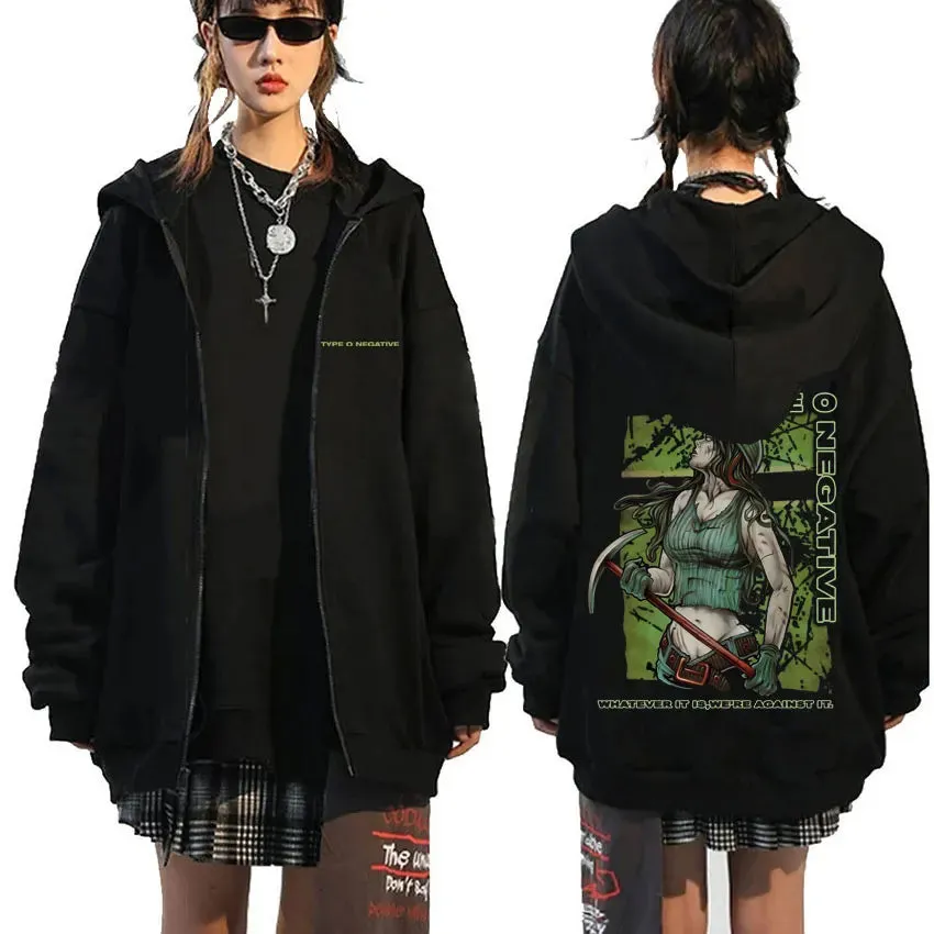 Type O Negative Suspended in Dusk Essential Zipper Hoodie – Dark, Moody, and Unforgettable