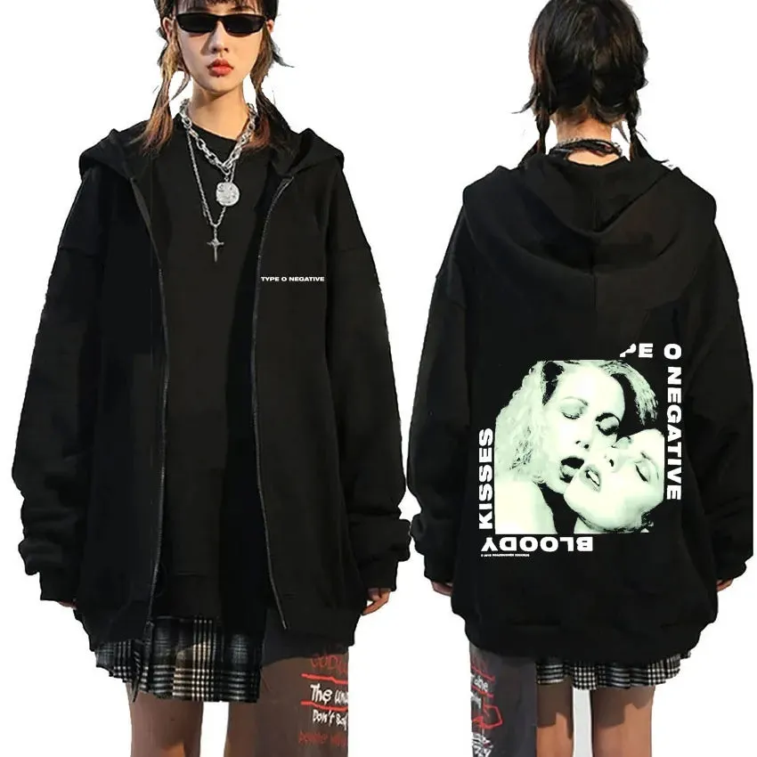 Type O Negative Suspended in Dusk Essential Zipper Hoodie – Dark, Moody, and Unforgettable