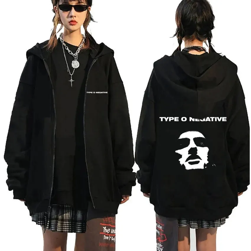 Type O Negative Suspended in Dusk Essential Zipper Hoodie – Dark, Moody, and Unforgettable