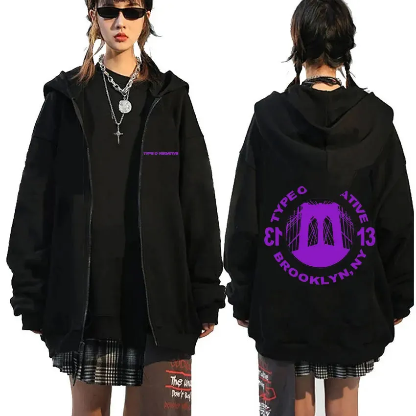 Type O Negative Suspended in Dusk Essential Zipper Hoodie – Dark, Moody, and Unforgettable