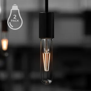 UBB2141 Luxury LED Bulbs, 25W Equivalent, Vintage Edison Style, T9 Shape, E26 Base (standard medium base), 3000K (soft white) - 2 PACK