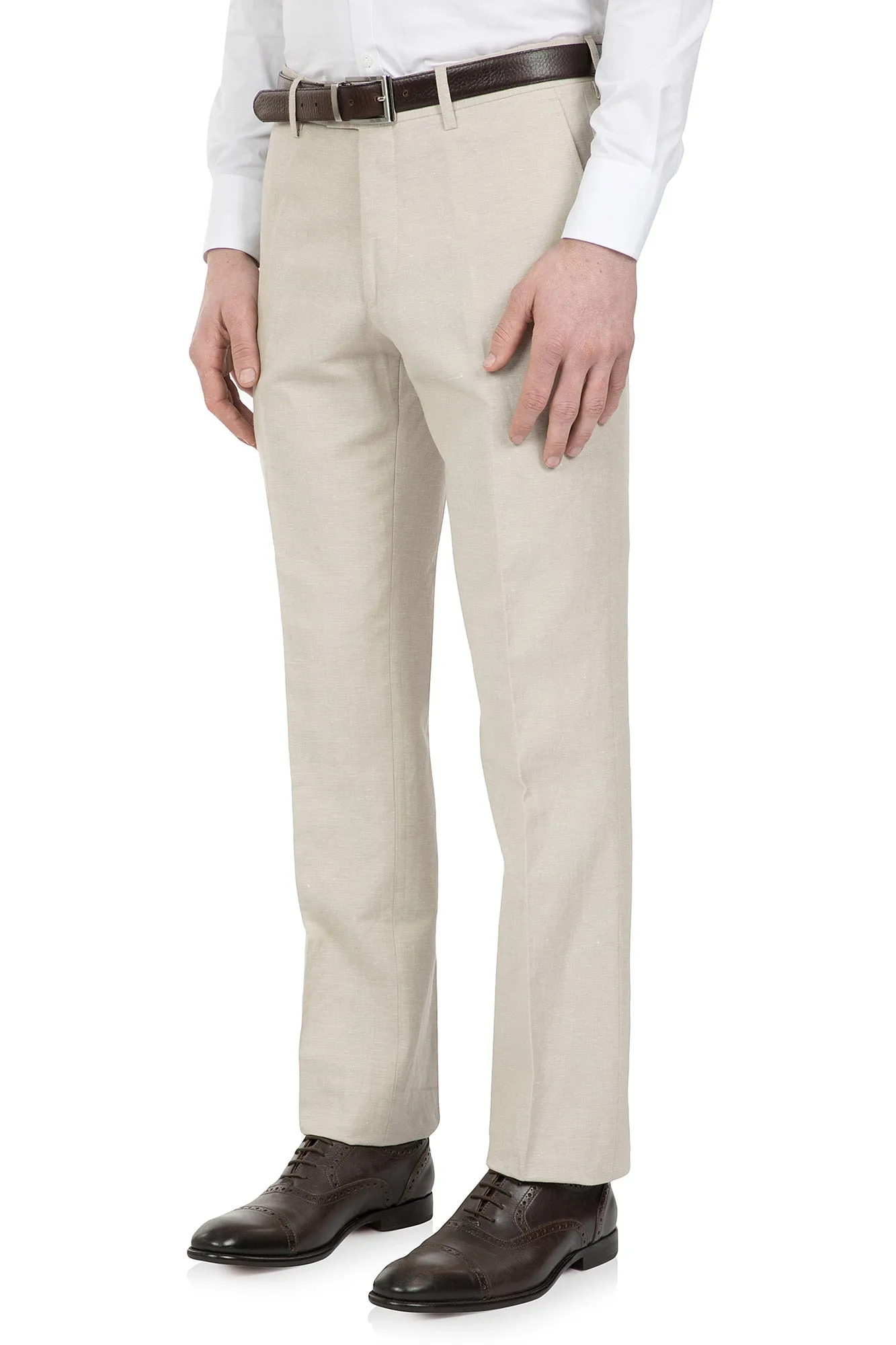 Uberstone Louie Linen Sand Suit Set