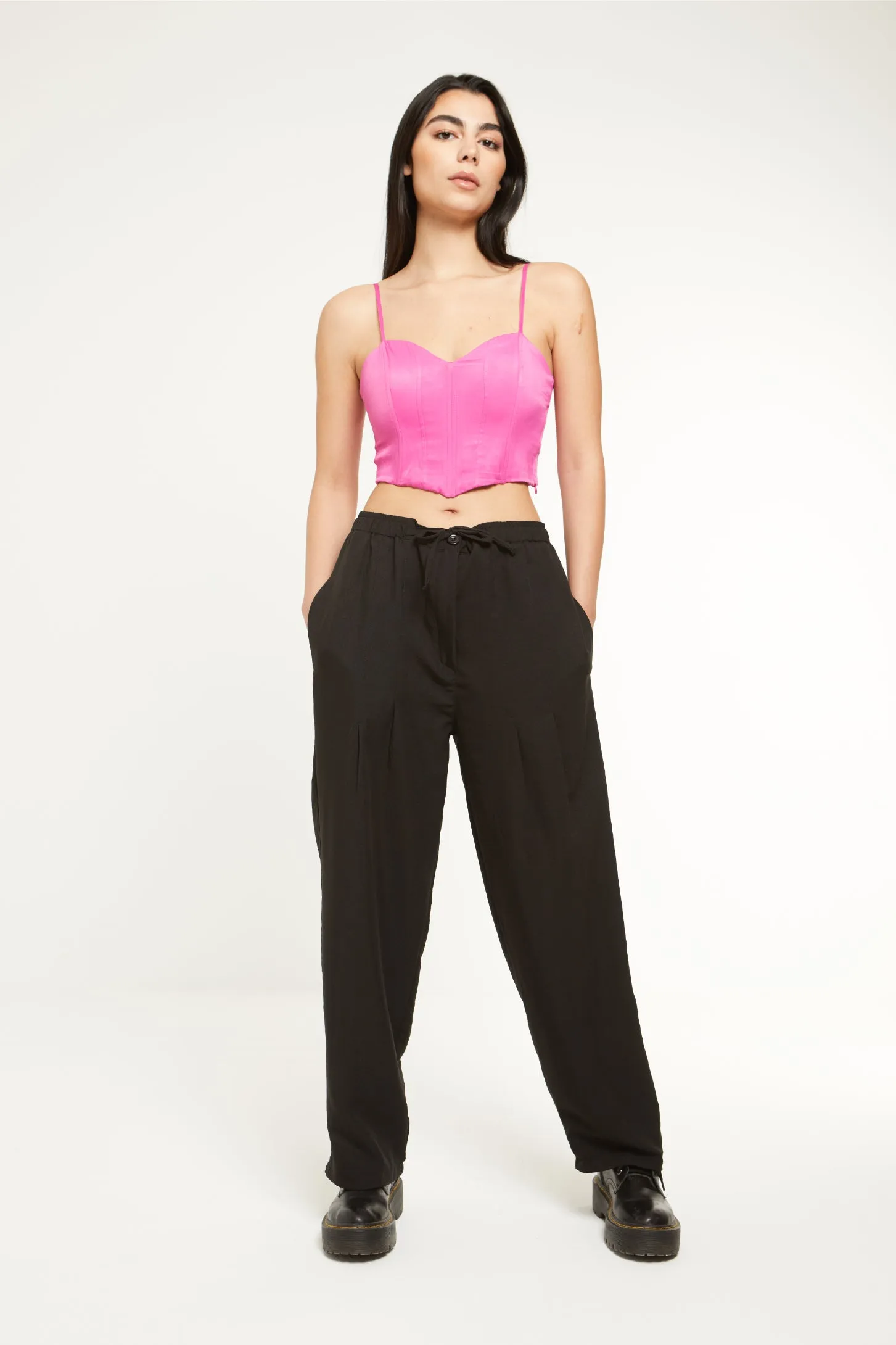 ULTIMATE WIDE LEG PANTS - BLACK