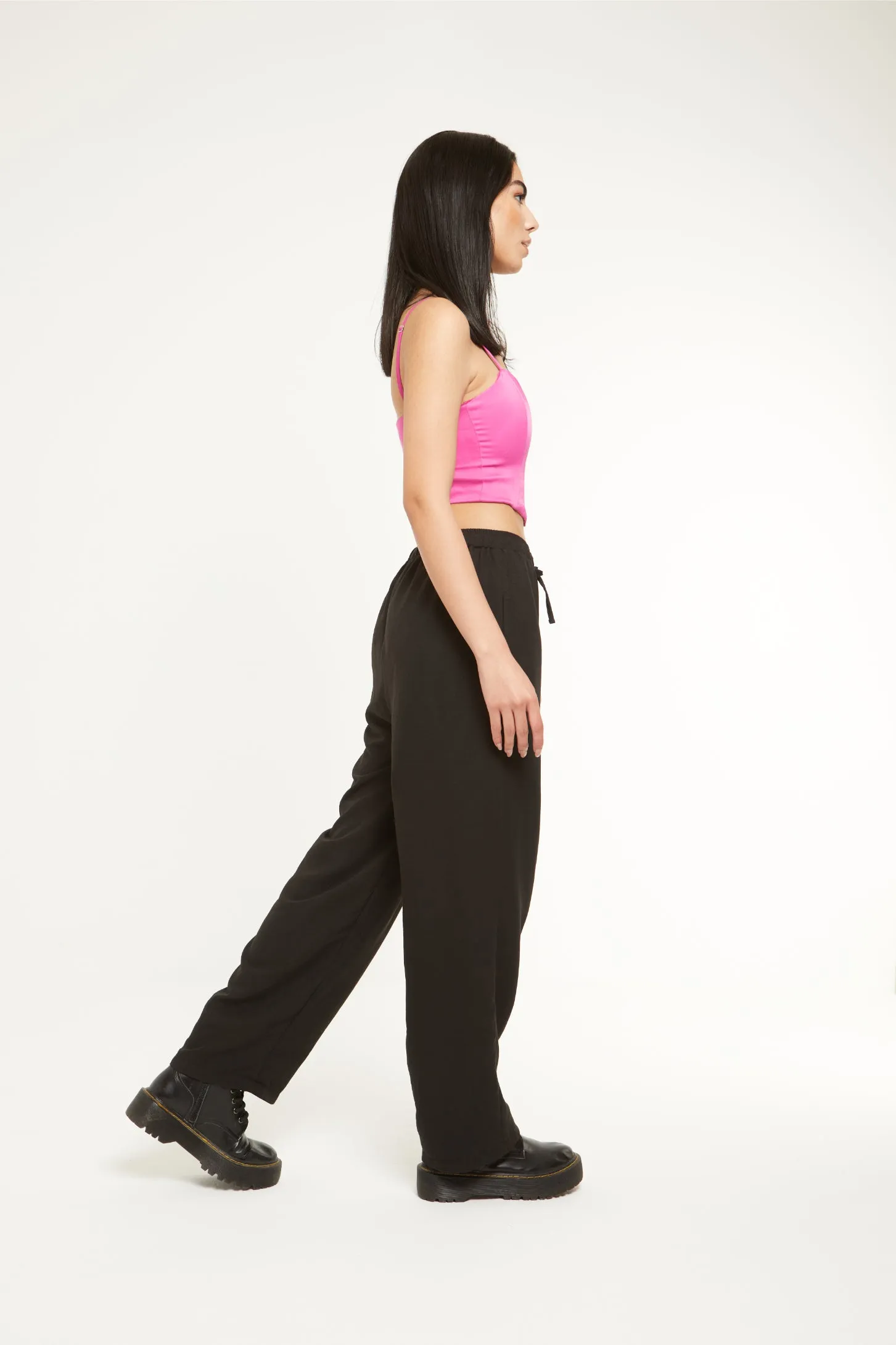 ULTIMATE WIDE LEG PANTS - BLACK
