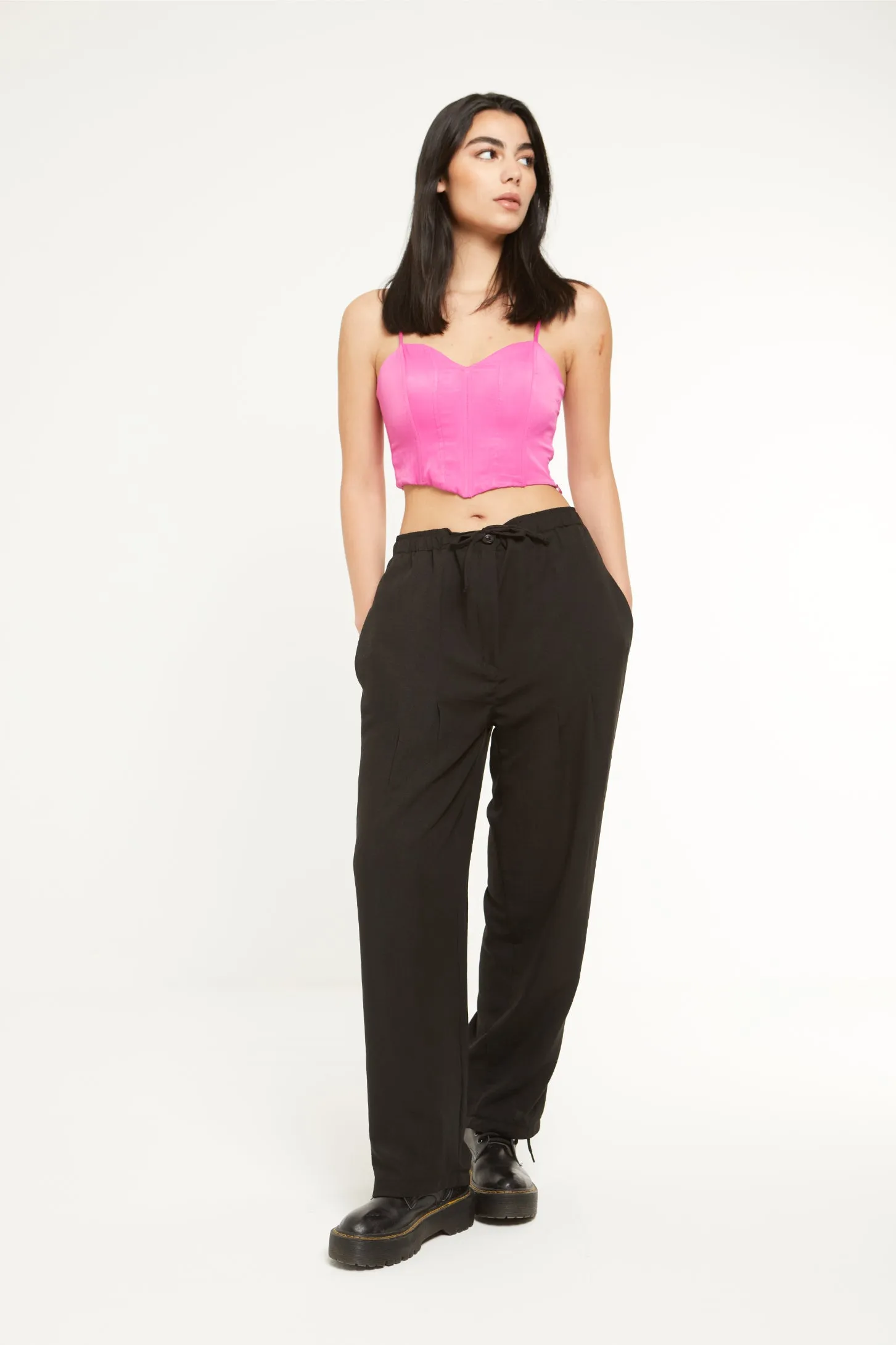 ULTIMATE WIDE LEG PANTS - BLACK