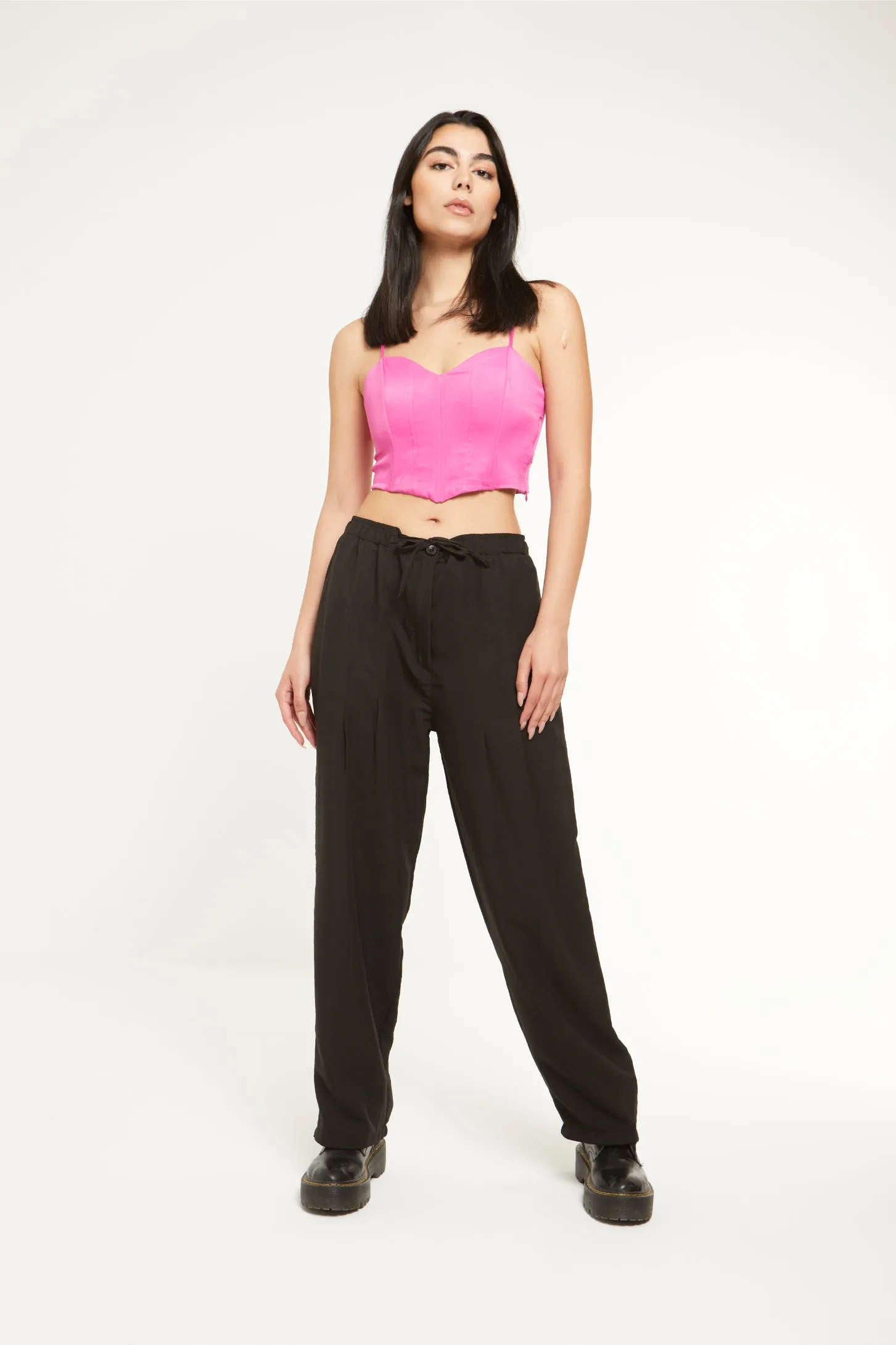 ULTIMATE WIDE LEG PANTS - BLACK