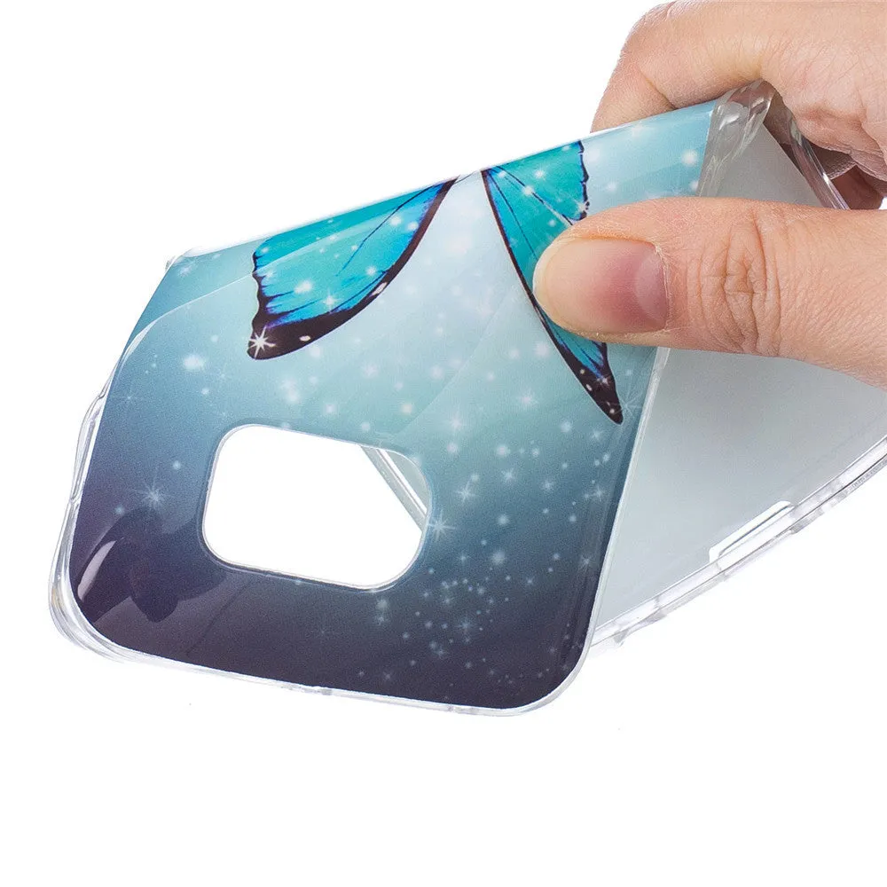 Ultra Thin Slim  Luminous Cover For Samsung Galaxy