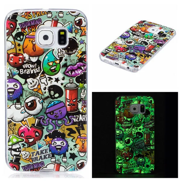 Ultra Thin Slim  Luminous Cover For Samsung Galaxy