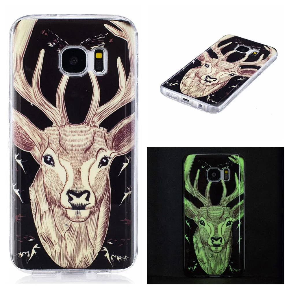 Ultra Thin Slim  Luminous Cover For Samsung Galaxy