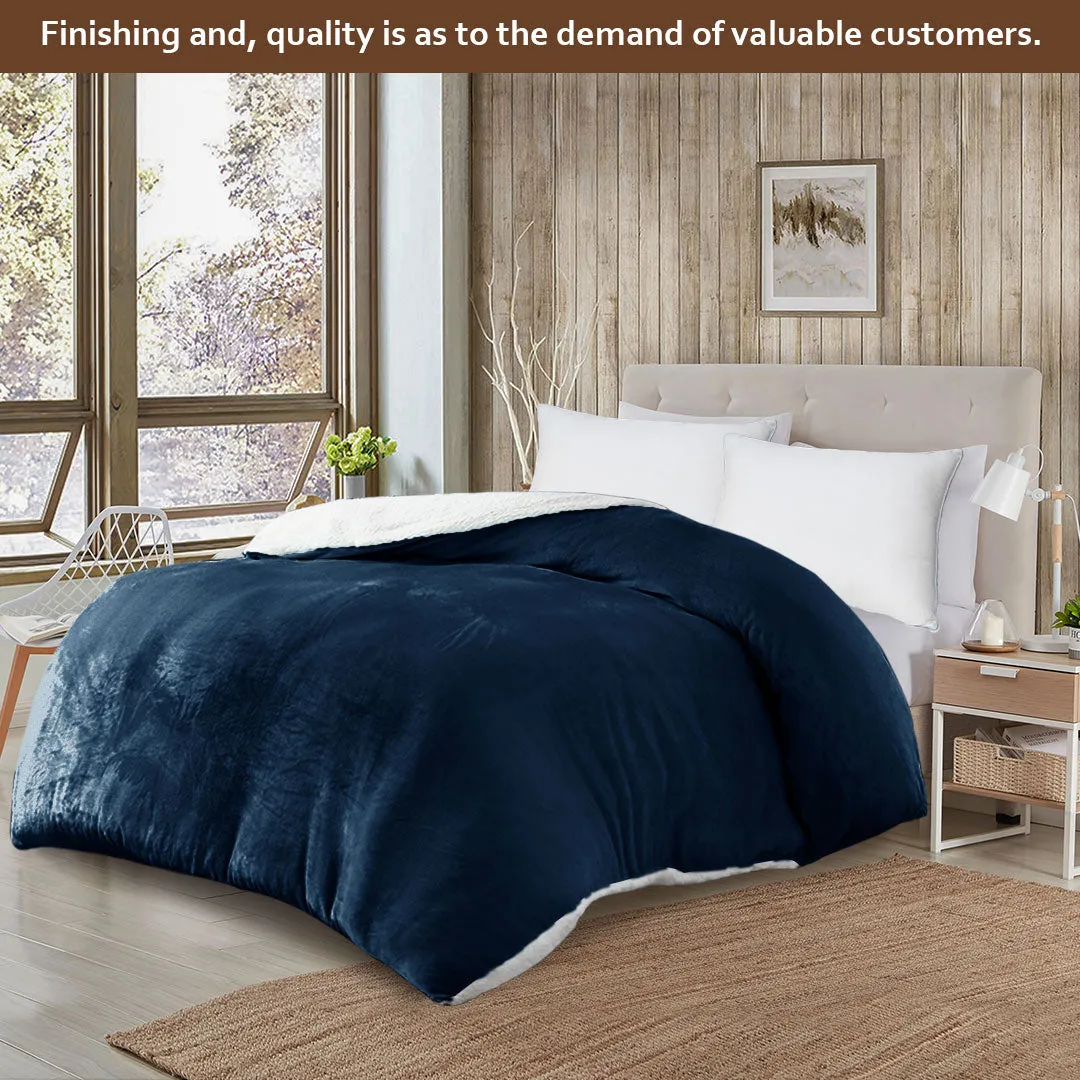 Ultrasoft & Warm Sherpa Razaye/Quilt