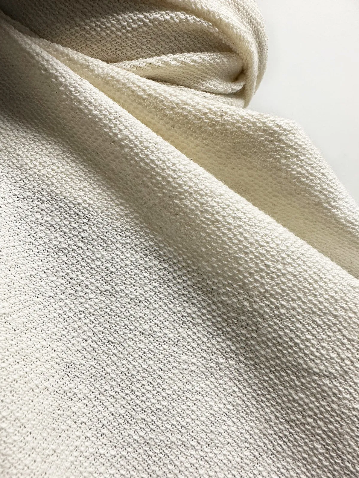 Unbleached Cotton Pique Knit