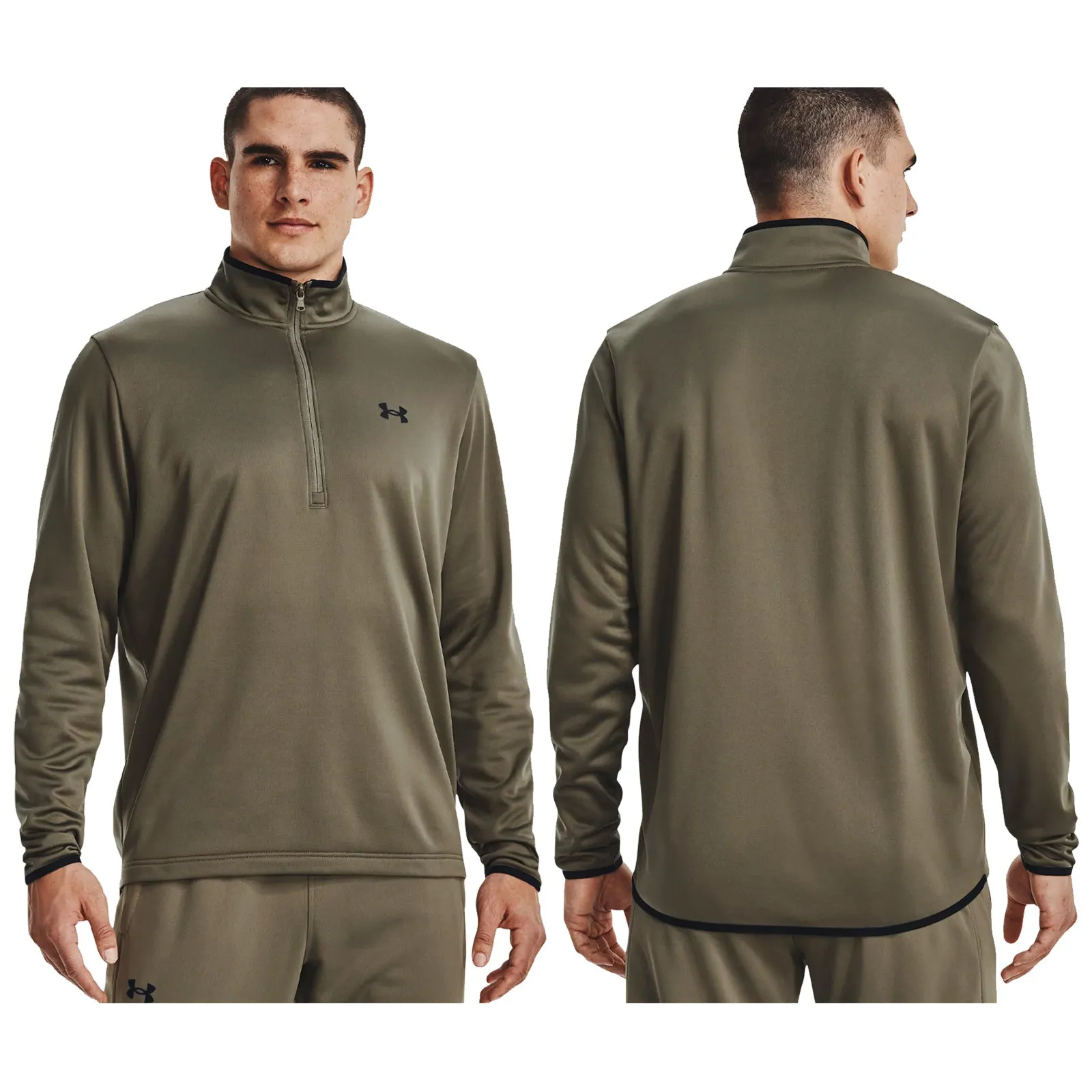 Under Armour Mens Armour Fleece Half Zip Top