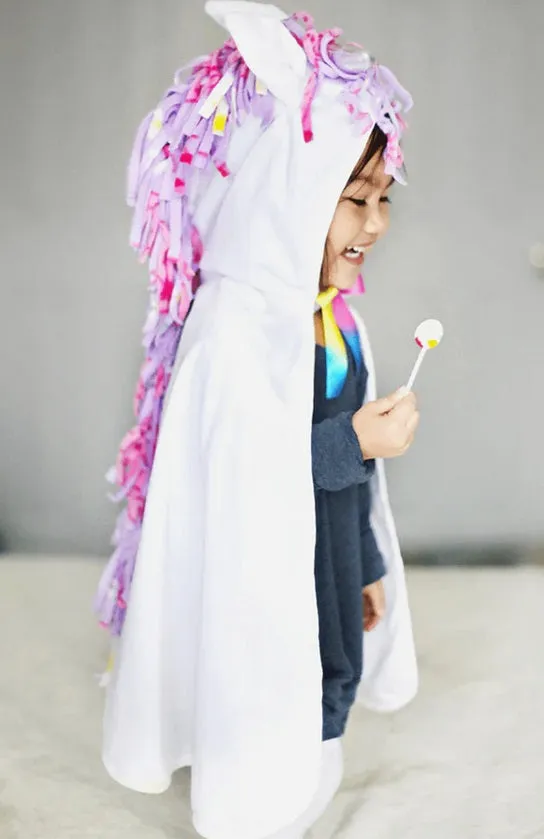 Unicorn Toddler Cape, Size 2-3T