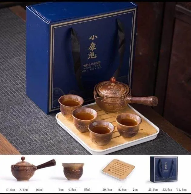 Unique Ceramic Moving Teapot Filter Set
