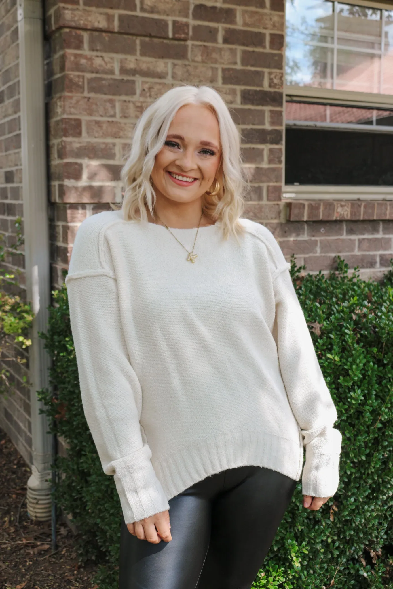 Unique Love Knit Sweater -2 Colors