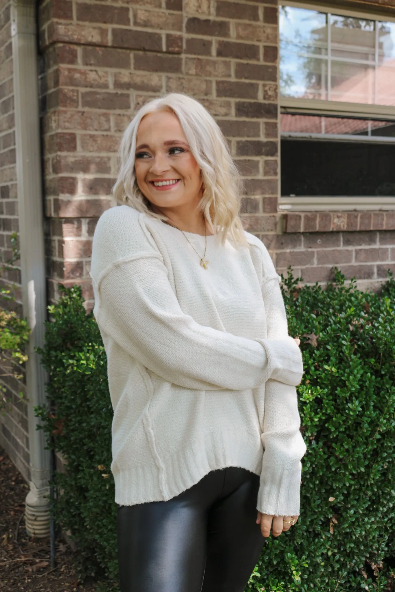 Unique Love Knit Sweater -2 Colors