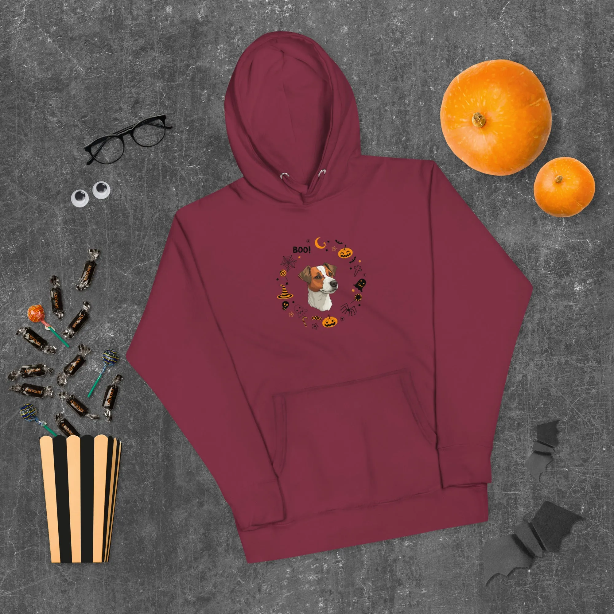 Unisex Hoodie / Jack Russel terrier gift / Parson Russel dog Halloween gift for dog lovers