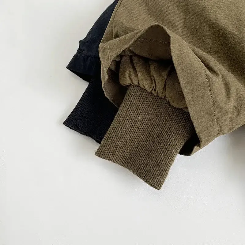 Unisex Winter Padded Solid Pants