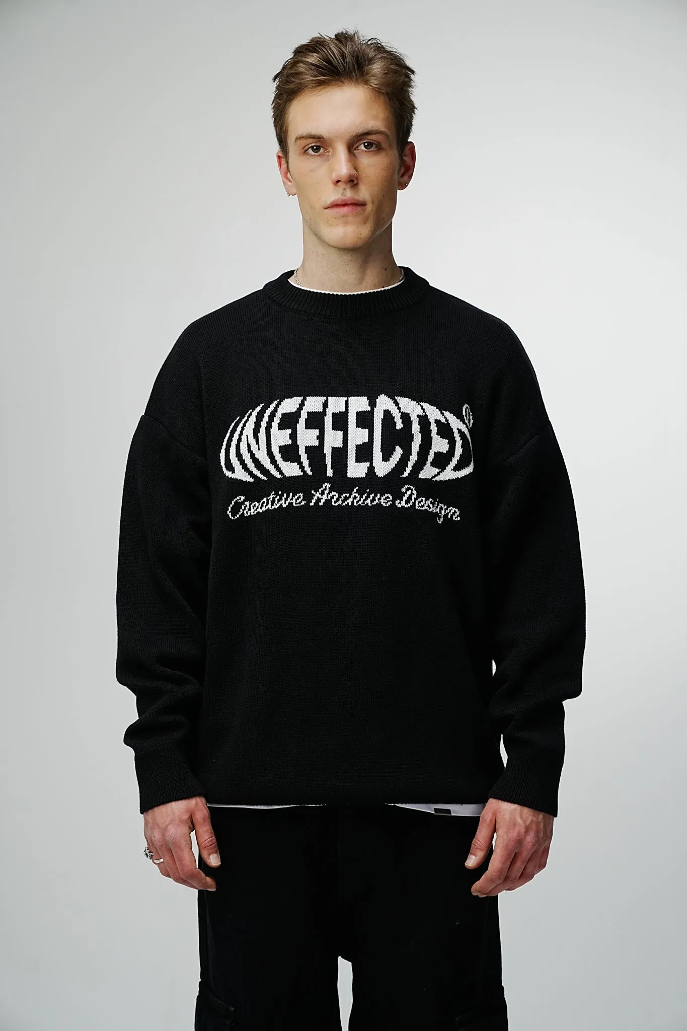 Universal Premium Knitted Crew - Jet Black