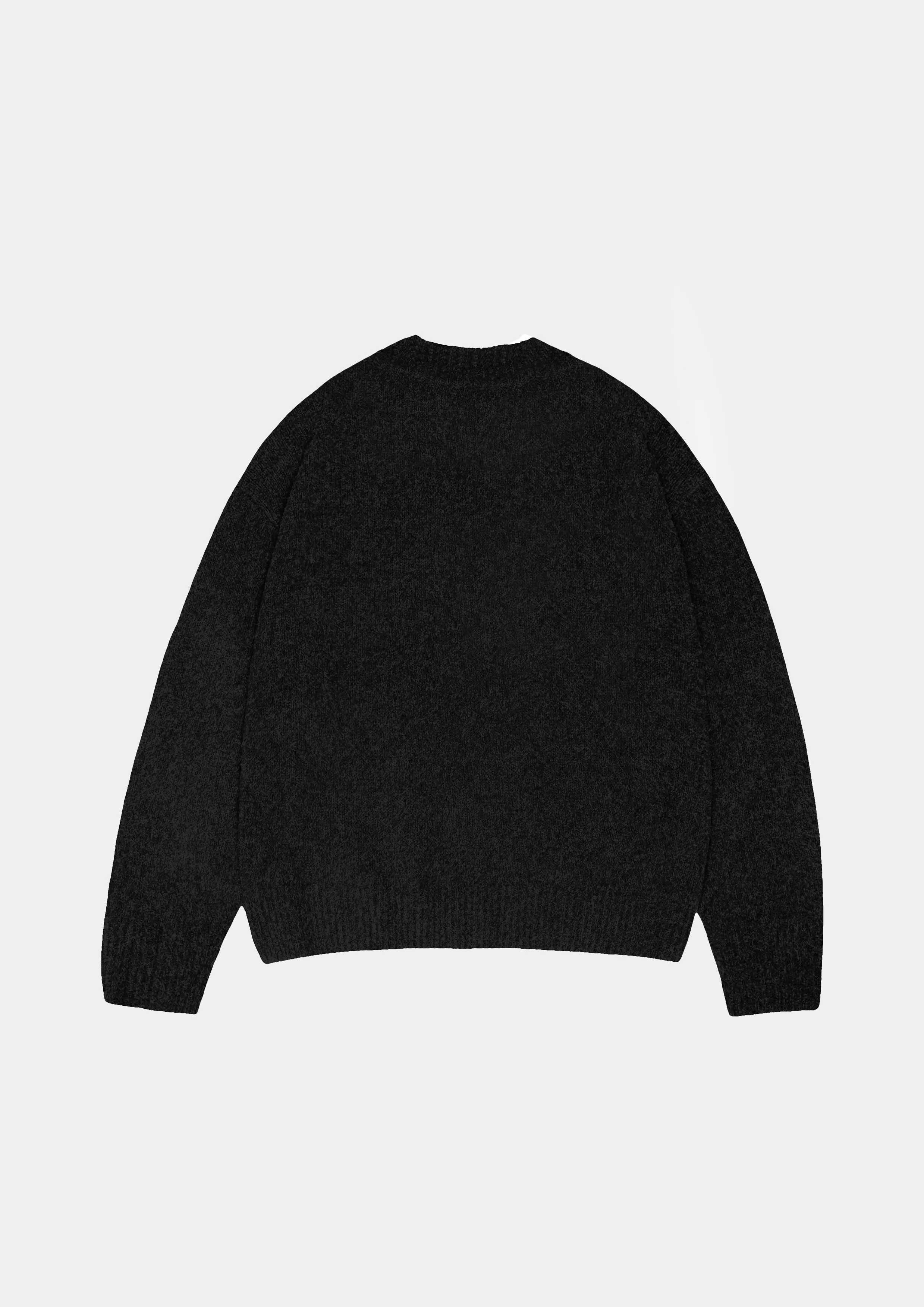 Universal Premium Knitted Crew - Jet Black
