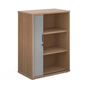 Universal single door tambour cupboard with silver door