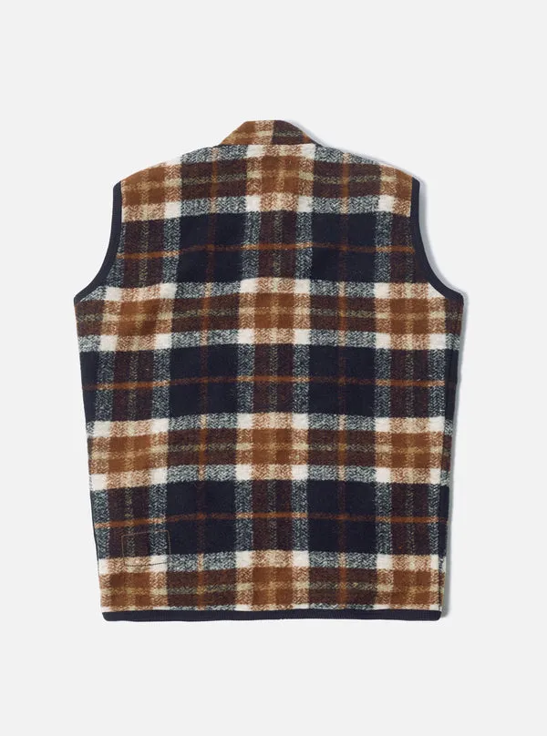 Universal Works Zip Waistcoat - Brown