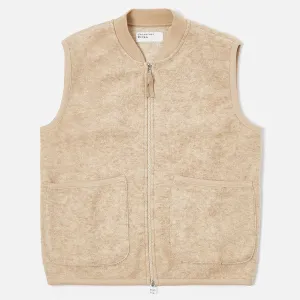 Universal Works Zip Waistcoat - Stone