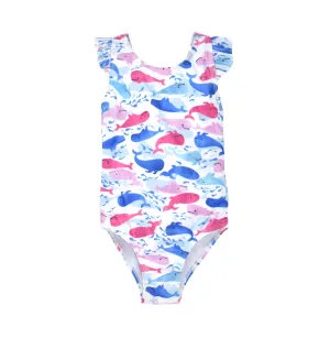 UPF 50  Lili Ruffles & Bow Swimsuit - F