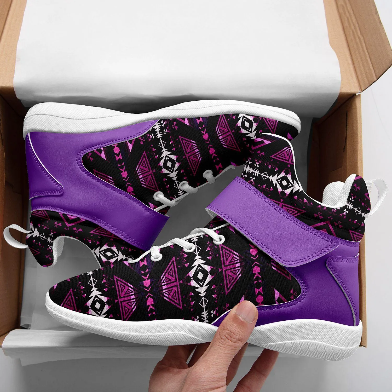 Upstream Expedition Moonlight Shadows Kid's Ipottaa Basketball / Sport High Top Shoes
