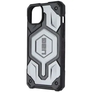 Urban Armor Gear Monarch Pro Case for MagSafe for iPhone 14 Plus Silver/Leather