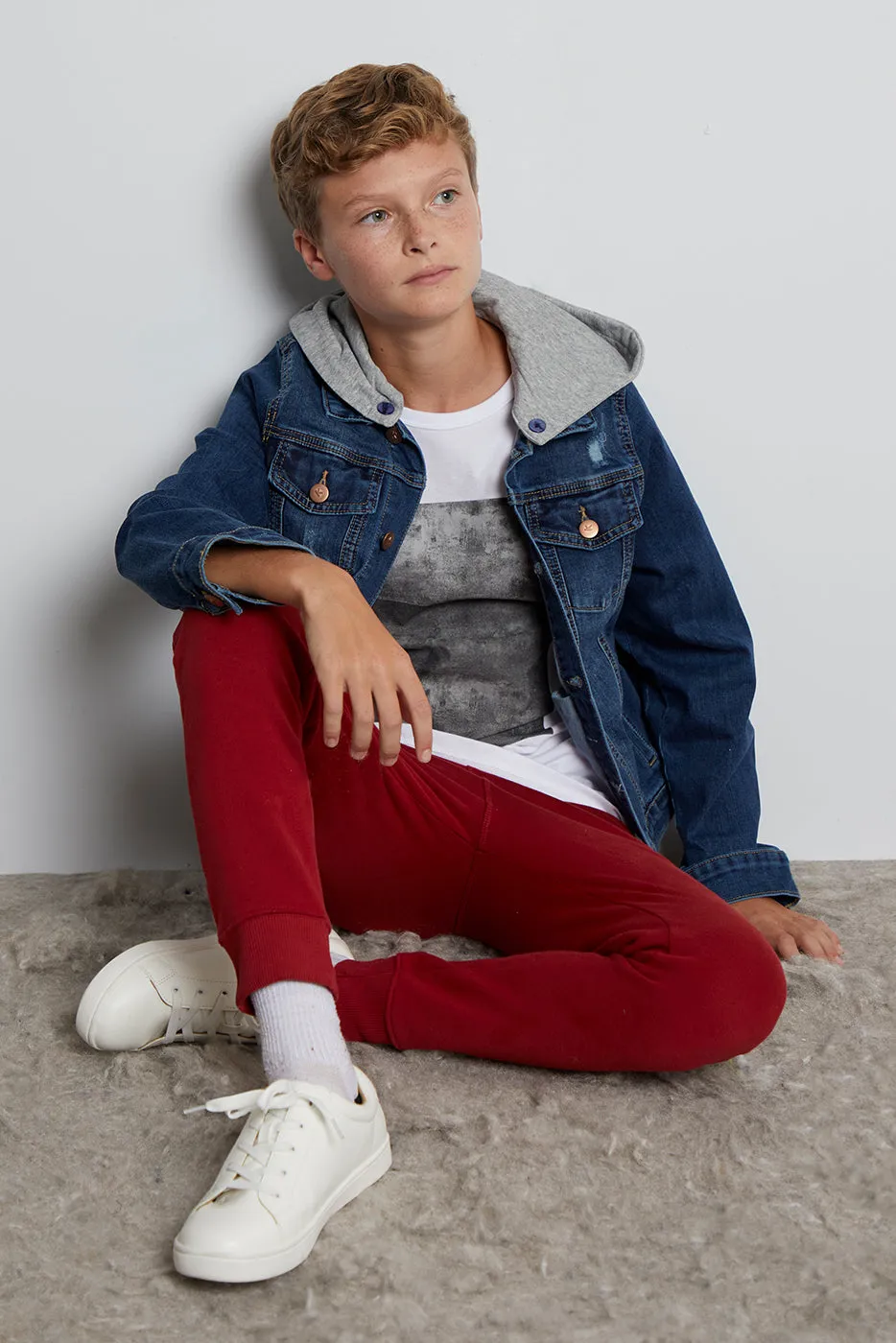 Urban Contrast Stitch Tee