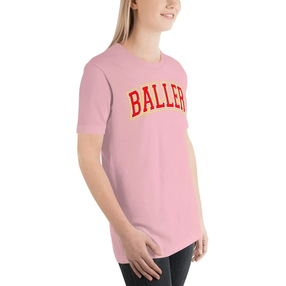 Urban T-shirt Baller Short Sleeve Unisex Top