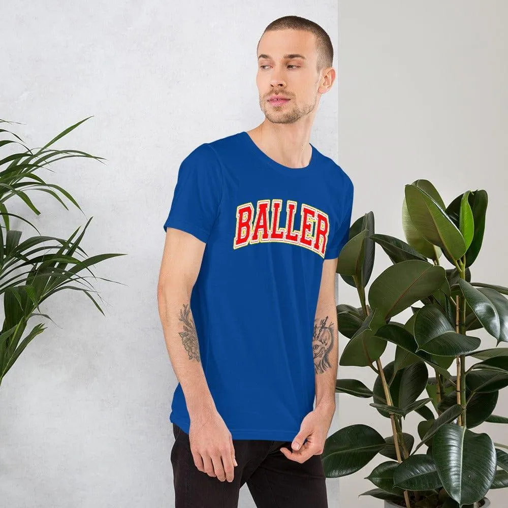 Urban T-shirt Baller Short Sleeve Unisex Top