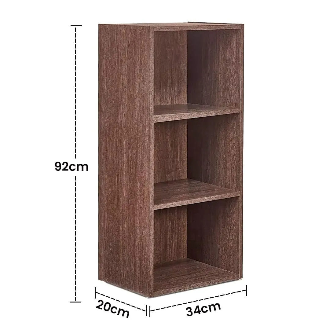USHA SHRIRAM Book Cabinet for Storage | Sturdy & Durable Storage Book Shelf for Home Library | Ready to Assemble | Water, Moisture, Dust Resistant | Termite Free (Book Cabinet)