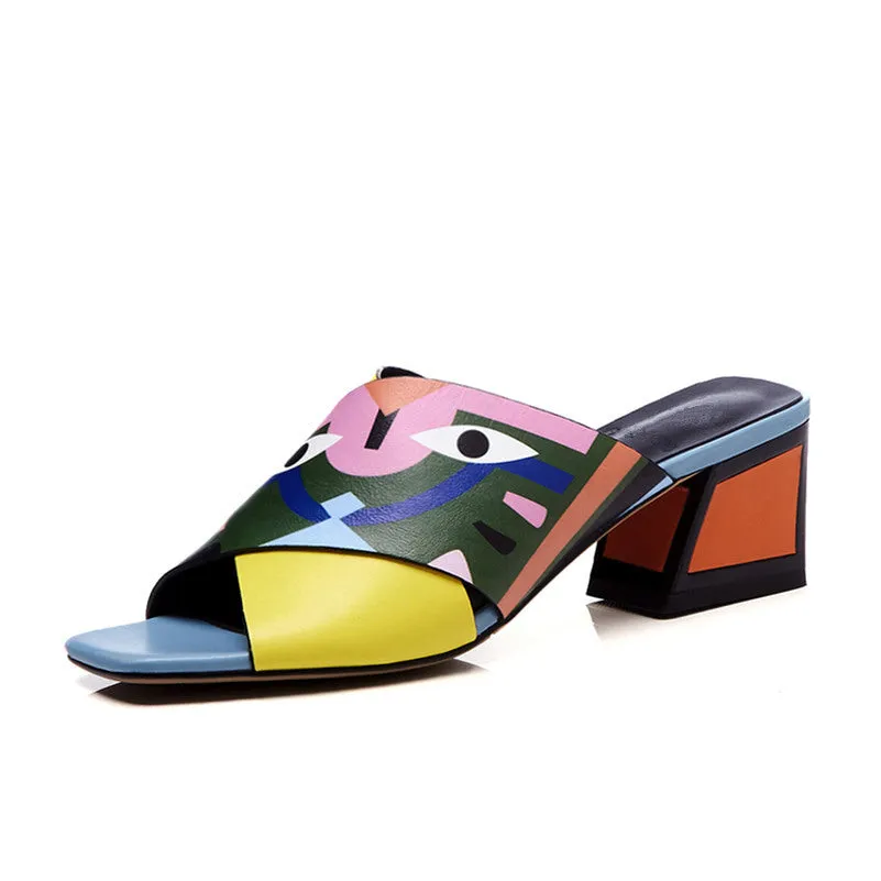 USS Shoes Jonkins Women's With Prints Heeled Sandal