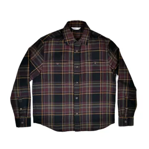 UTILITY FLANNEL - BLACK / OLIVE / PLAID