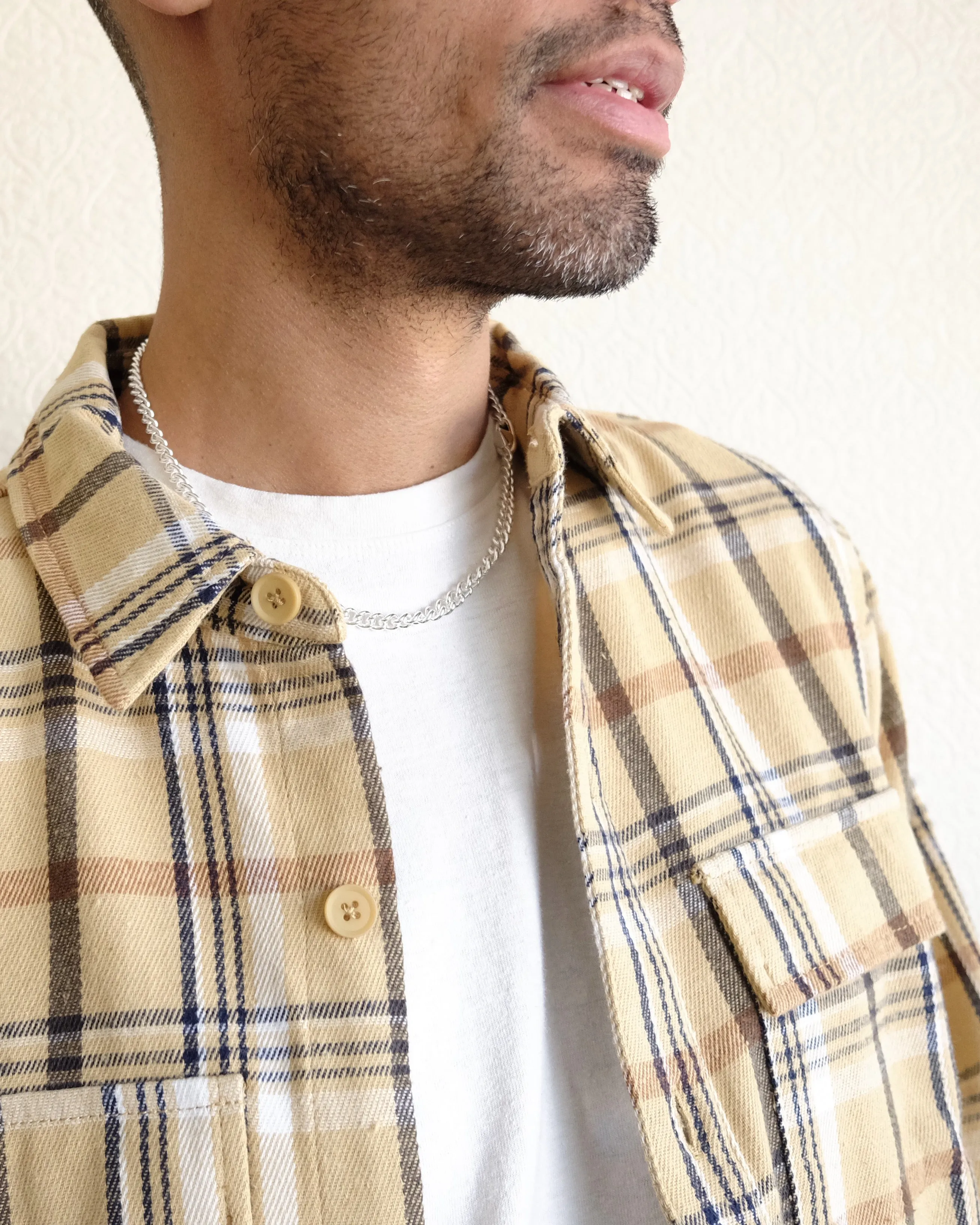 Utility Overshirt, Yellow Plaid