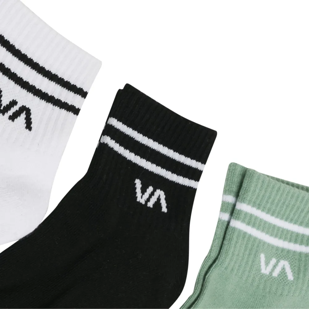 VA Mini Crew Socks 3 Pack - Womens